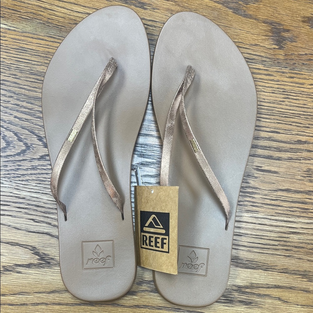 Reef Women's Metallic Tan Sandals